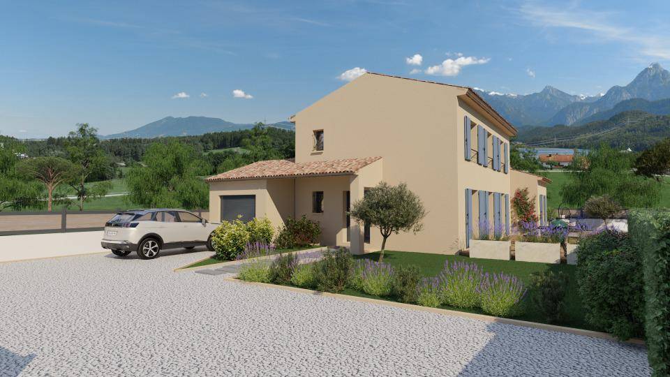 Programme terrain + maison à Grans en Bouches-du-Rhône (13) de 130 m² à vendre au prix de 520900€ - 3
