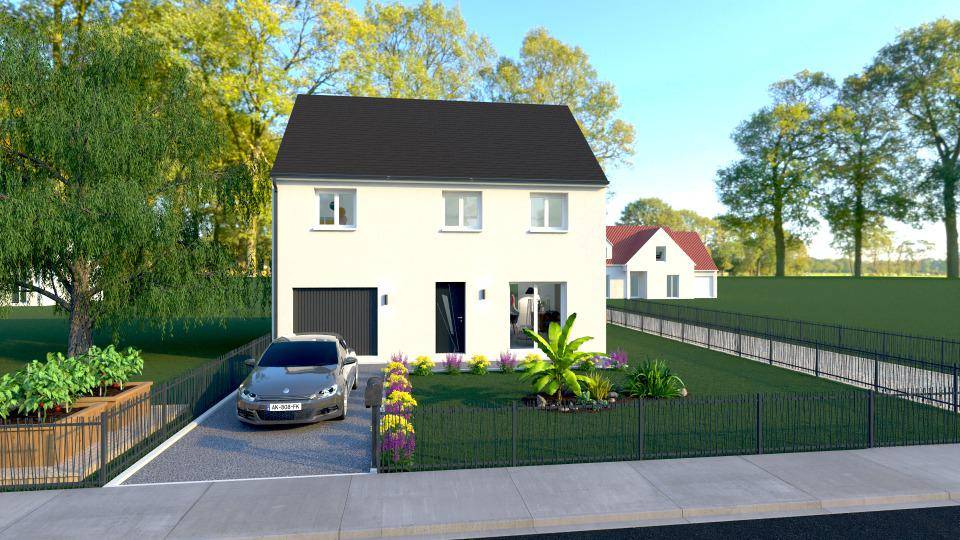 Programme terrain + maison à Chenonceaux en Indre-et-Loire (37) de 110 m² à vendre au prix de 250200€ - 1