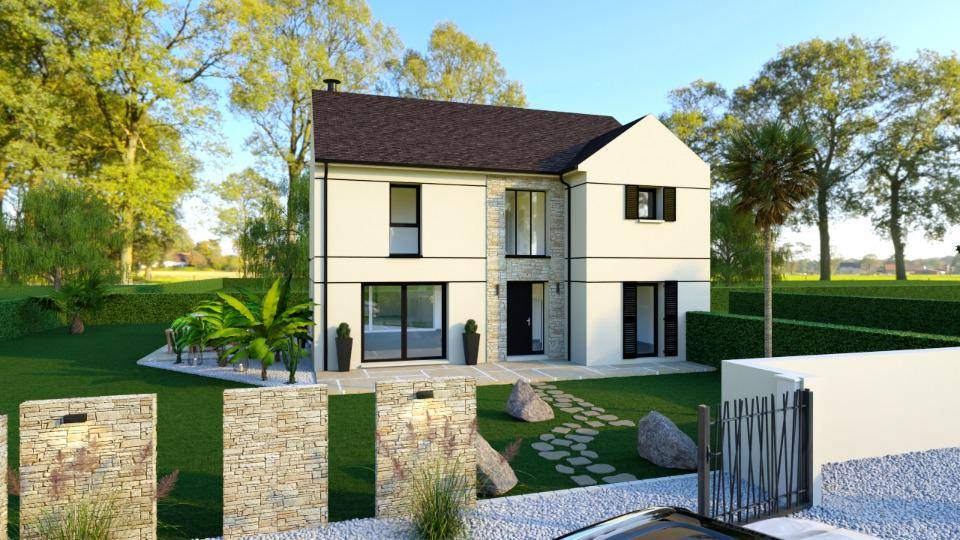 Programme terrain + maison à Champmotteux en Essonne (91) de 140 m² à vendre au prix de 356000€ - 1