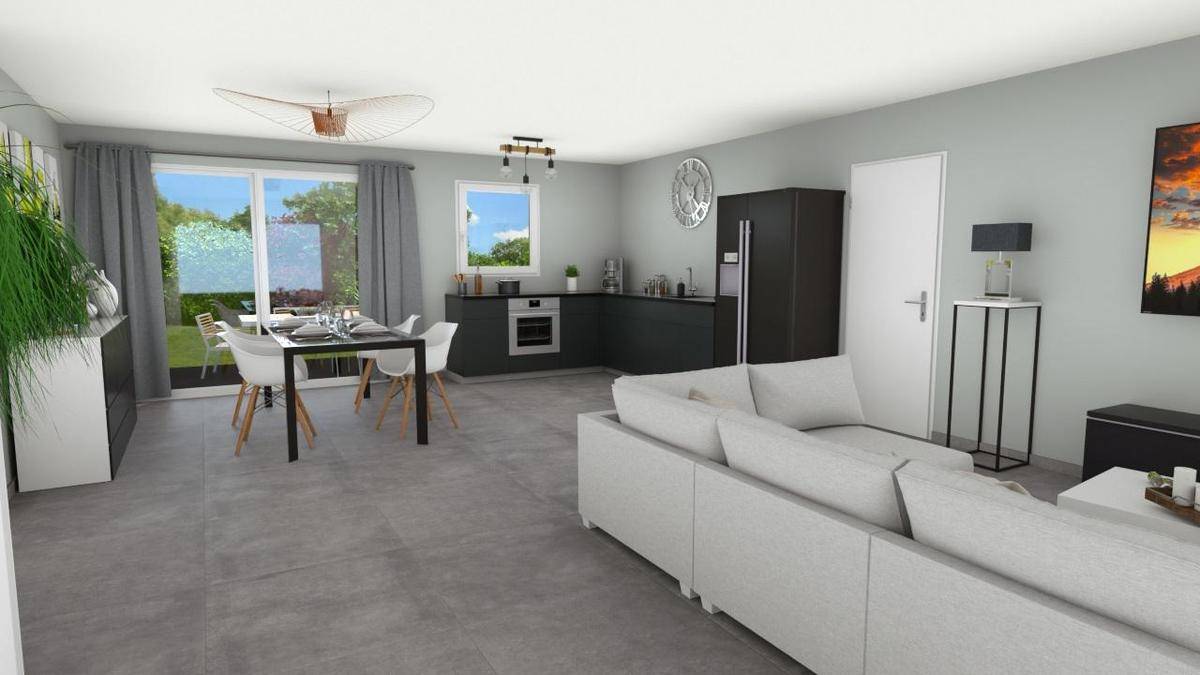 Programme terrain + maison à Cébazat en Puy-de-Dôme (63) de 72 m² à vendre au prix de 245000€ - 2