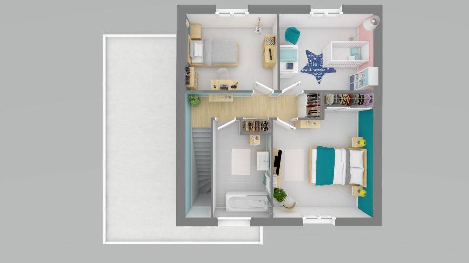 Programme terrain + maison à Rémilly en Moselle (57) de 100 m² à vendre au prix de 279000€ - 4