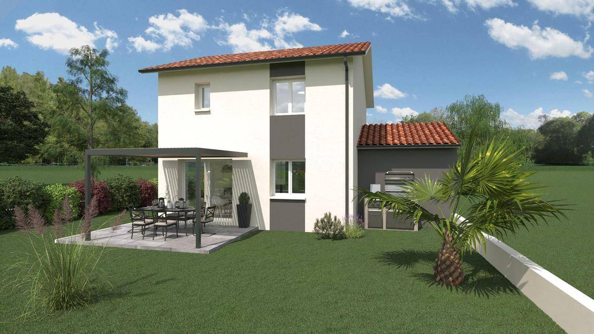 Programme terrain + maison à Frans en Ain (01) de 85 m² à vendre au prix de 309100€ - 3