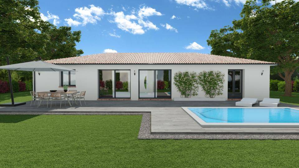 Programme terrain + maison à Saint-Félix-Lauragais en Haute-Garonne (31) de 125 m² à vendre au prix de 274058€ - 1