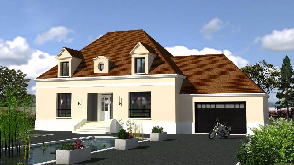 Programme terrain + maison à Aubergenville en Yvelines (78) de 180 m² à vendre au prix de 680000€ - 1
