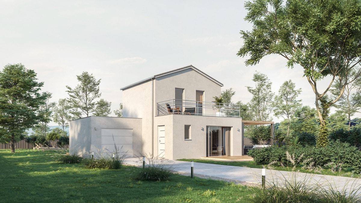 Programme terrain + maison à Puyravault en Charente-Maritime (17) de 126 m² à vendre au prix de 361748€ - 3