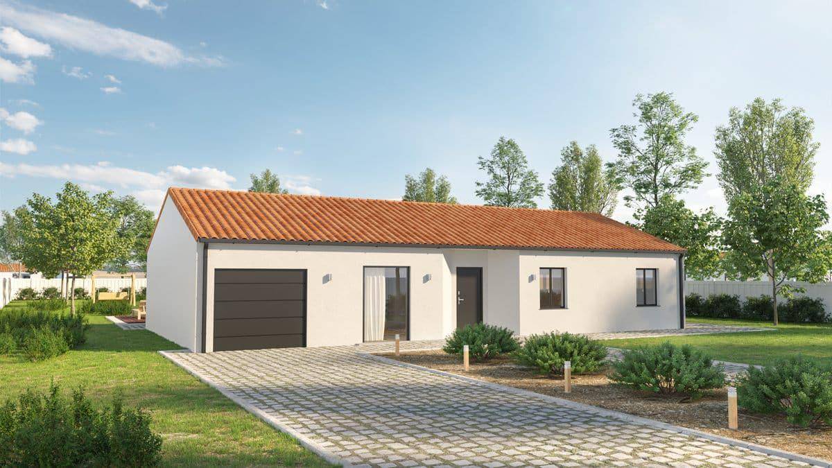 Programme terrain + maison à Frossay en Loire-Atlantique (44) de 100 m² à vendre au prix de 236133€ - 1