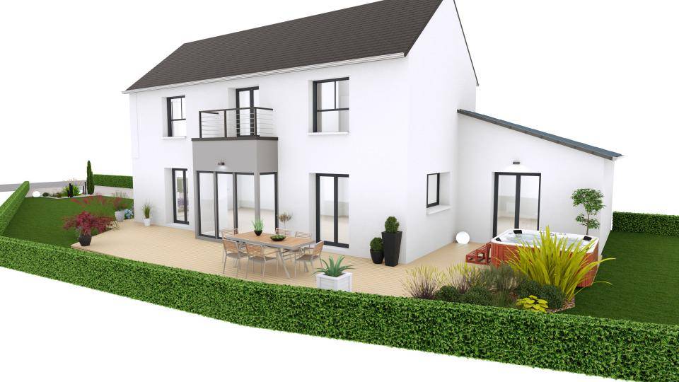 Programme terrain + maison à Saint-Grégoire en Ille-et-Vilaine (35) de 135 m² à vendre au prix de 596000€ - 3