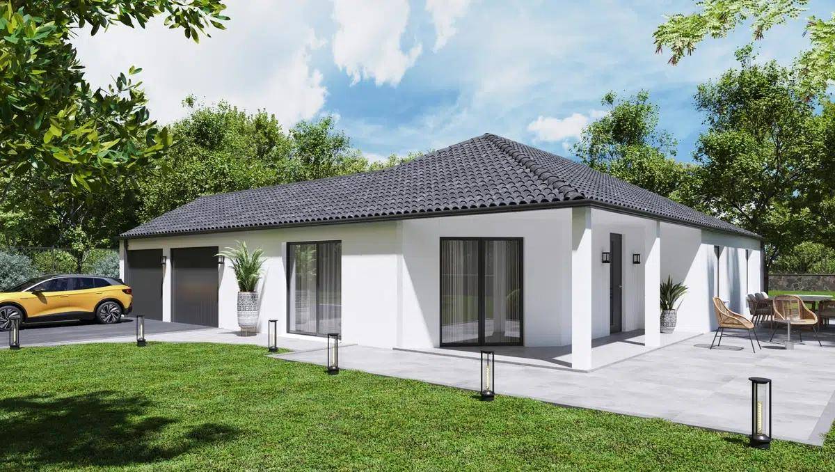 Programme terrain + maison à Saint-Étienne-de-Vicq en Allier (03) de 115 m² à vendre au prix de 250688€ - 1