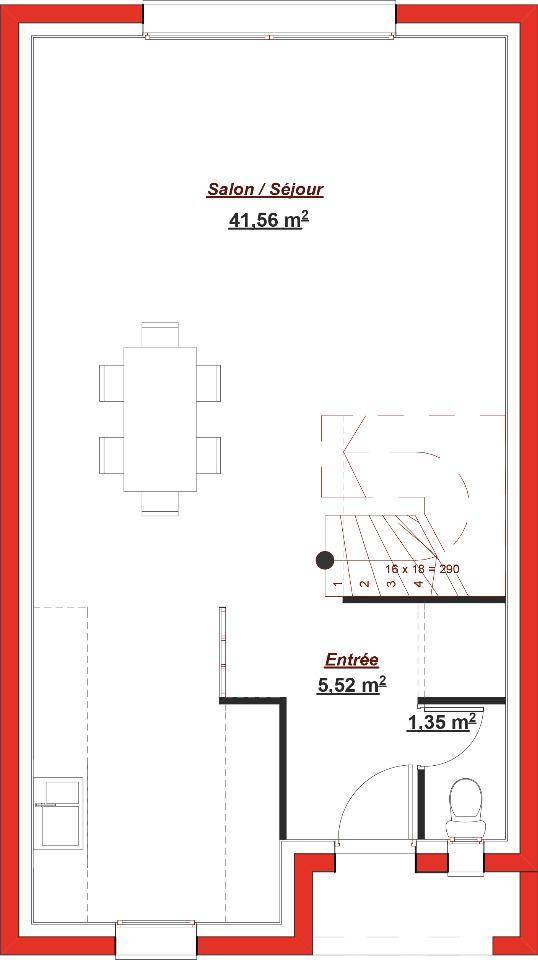 Programme terrain + maison à Vernouillet en Yvelines (78) de 92 m² à vendre au prix de 420000€ - 3