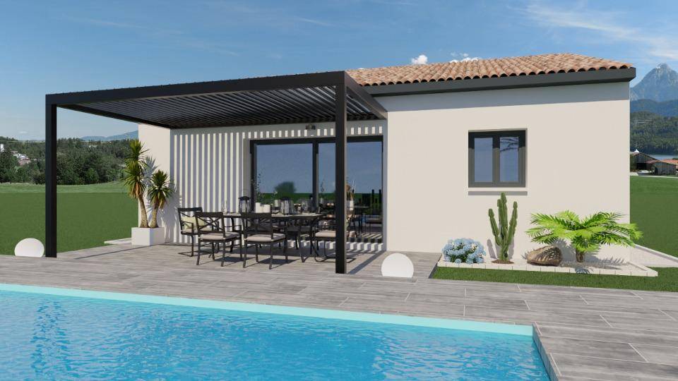 Programme terrain + maison à Allan en Drôme (26) de 85 m² à vendre au prix de 233500€ - 1