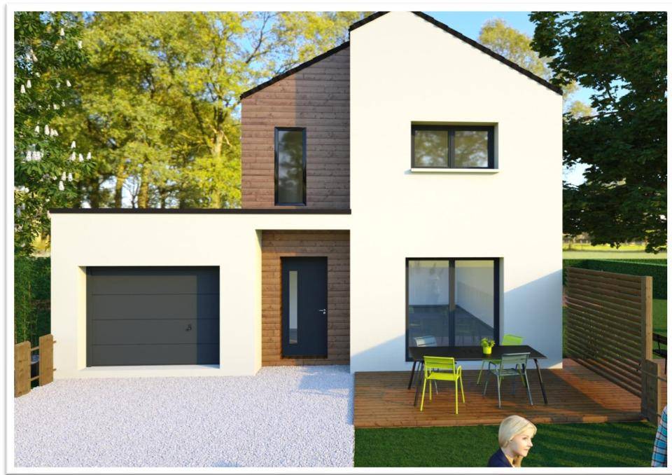 Programme terrain + maison à Blainville-sur-Orne en Calvados (14) de 94 m² à vendre au prix de 234000€ - 1