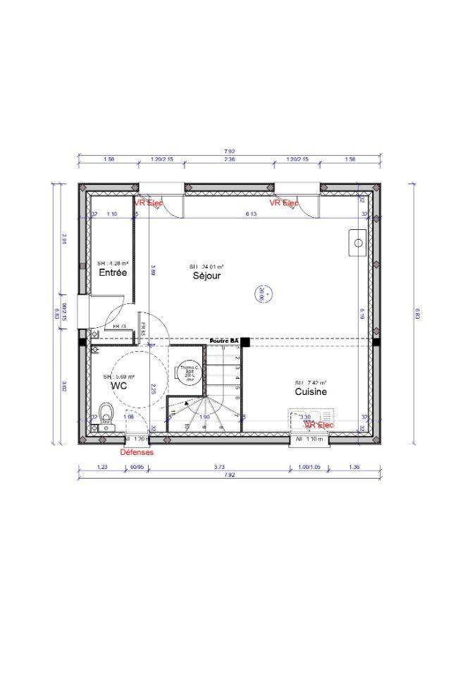 Programme terrain + maison à Istres en Bouches-du-Rhône (13) de 80 m² à vendre au prix de 318900€ - 4