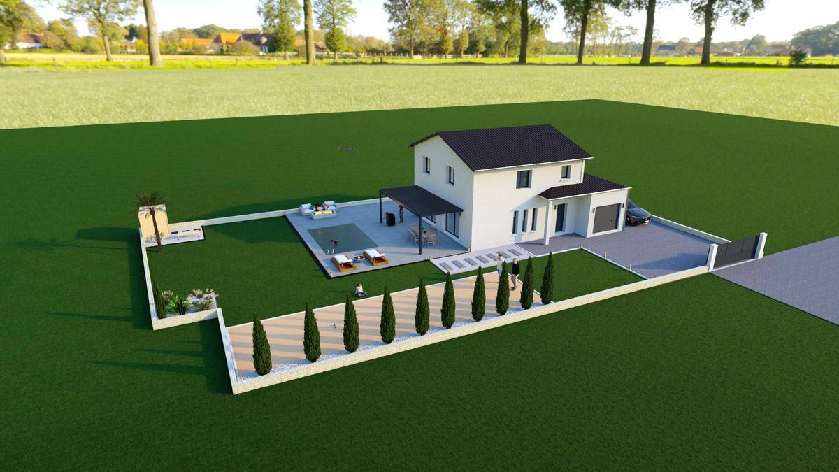 Programme terrain + maison à Limas en Rhône (69) de 111 m² à vendre au prix de 375000€ - 4