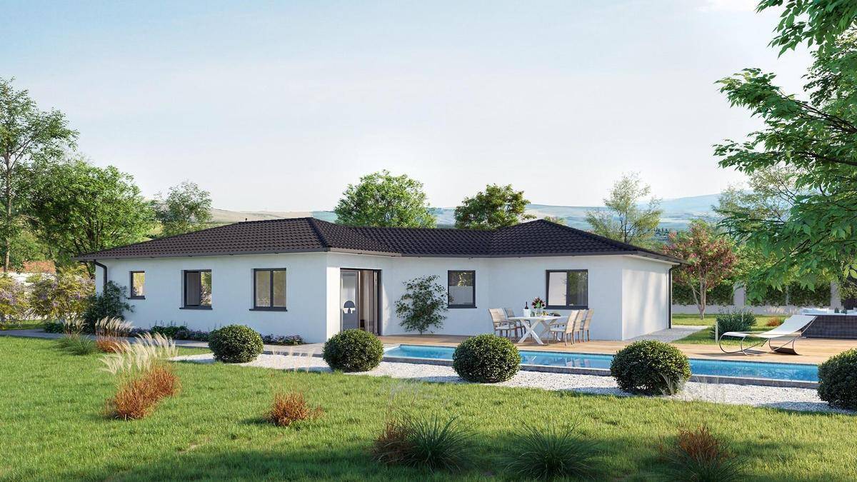 Programme terrain + maison à Domérat en Allier (03) de 105 m² à vendre au prix de 233865€ - 2