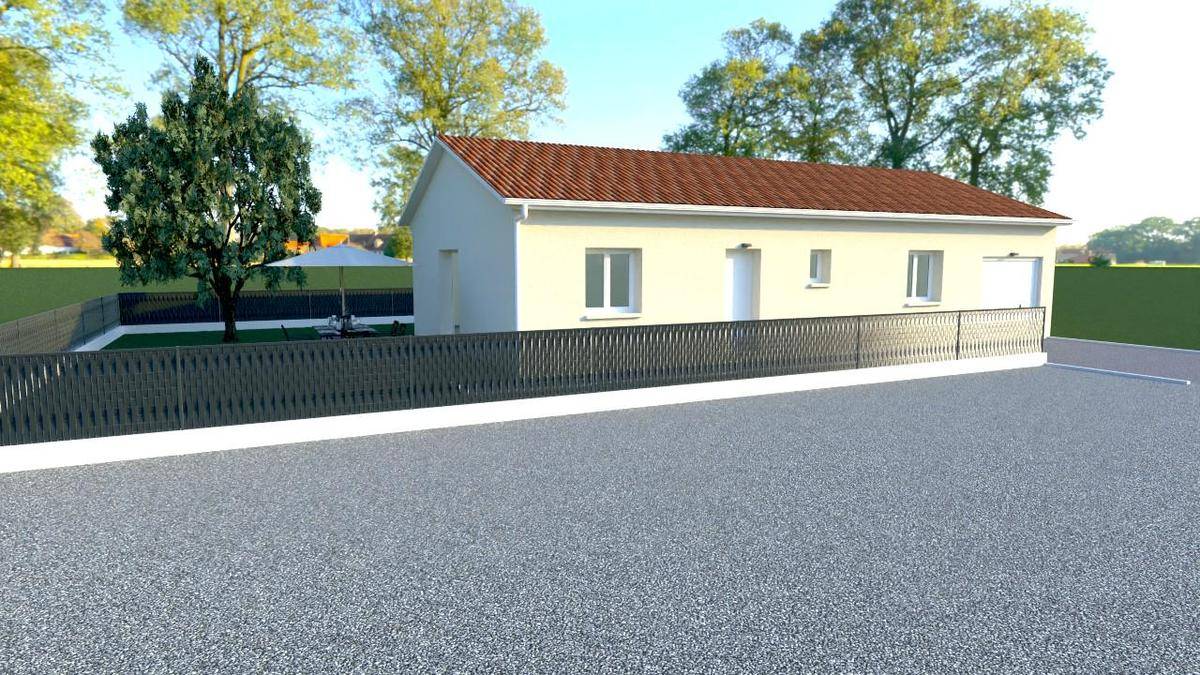 Programme terrain + maison à Vienne en Isère (38) de 83 m² à vendre au prix de 293758€ - 1