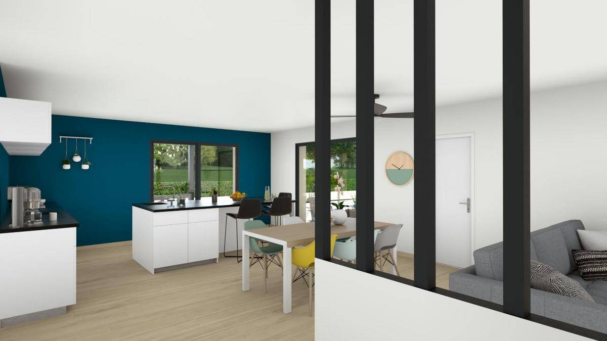 Programme terrain + maison à Taponas en Rhône (69) de 95 m² à vendre au prix de 265000€ - 4