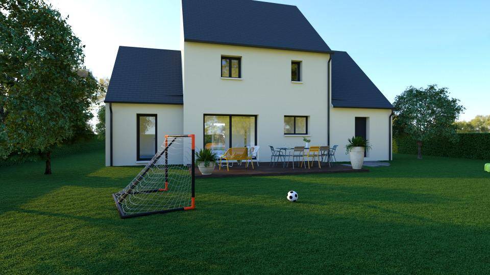 Programme terrain + maison à Maillé en Indre-et-Loire (37) de 121 m² à vendre au prix de 254900€ - 2