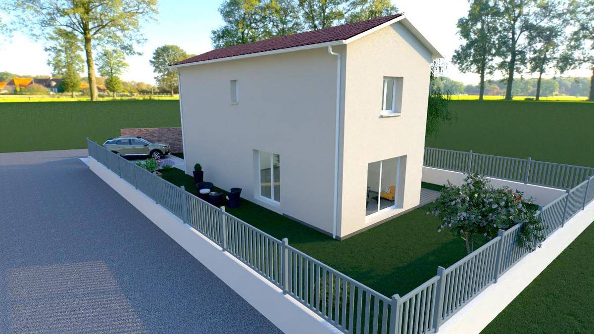 Programme terrain + maison à Mornant en Rhône (69) de 89 m² à vendre au prix de 357400€ - 3