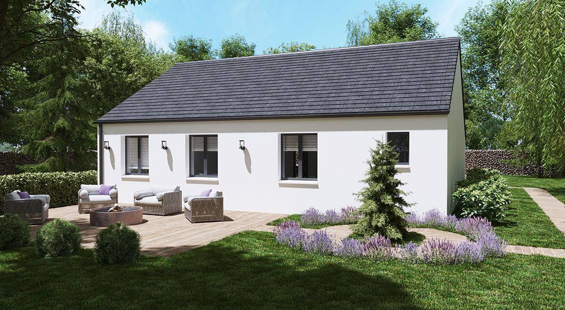 Programme terrain + maison à Saint-Pierre-le-Moûtier en Nièvre (58) de 73 m² à vendre au prix de 131271€ - 2