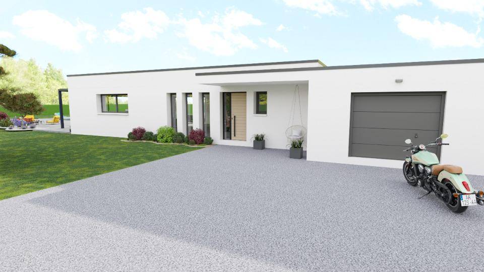 Programme terrain + maison à Ucel en Ardèche (07) de 122 m² à vendre au prix de 364500€ - 2