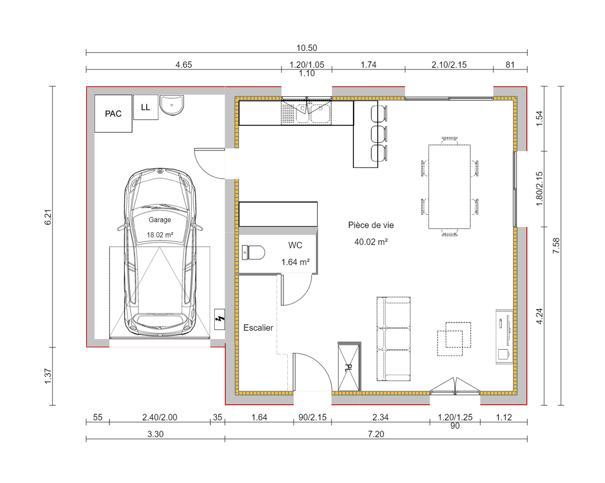 Programme terrain + maison à Saint-Georges-de-Reneins en Rhône (69) de 85 m² à vendre au prix de 394200€ - 2