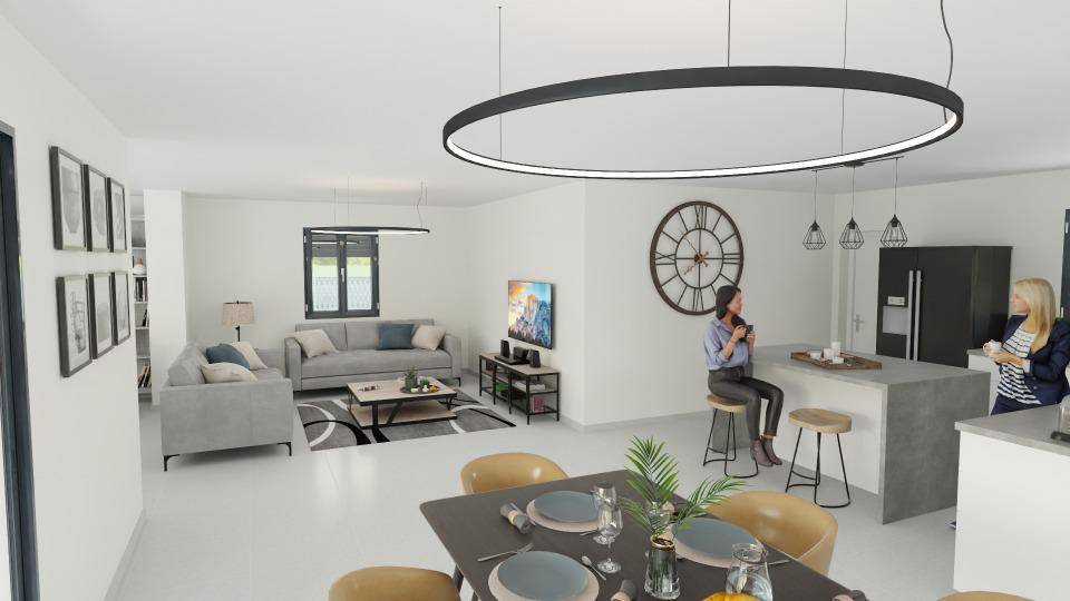 Programme terrain + maison à Saint-Paul-le-Jeune en Ardèche (07) de 140 m² à vendre au prix de 362000€ - 4