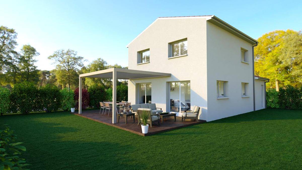 Programme terrain + maison à Cébazat en Puy-de-Dôme (63) de 91 m² à vendre au prix de 296481€ - 1