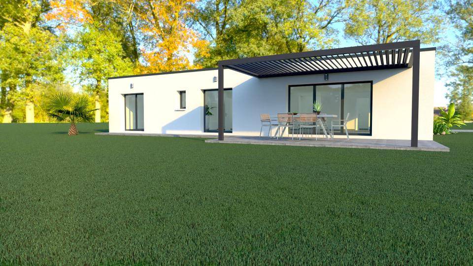Programme terrain + maison à Hauterives en Drôme (26) de 125 m² à vendre au prix de 359000€ - 1