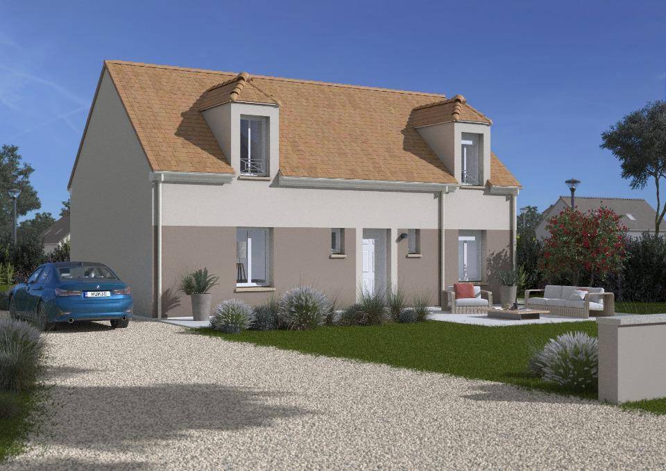 Programme terrain + maison à Tourville-la-Rivière en Seine-Maritime (76) de 80 m² à vendre au prix de 247000€ - 1