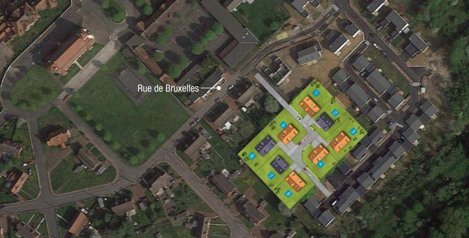 Terrain seul à Sains-en-Gohelle en Pas-de-Calais (62) de 629 m² à vendre au prix de 65995€ - 1