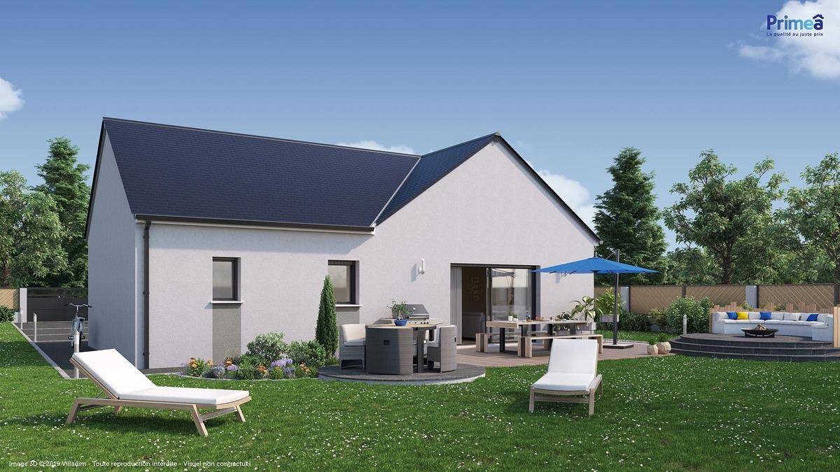 Programme terrain + maison à Oussoy-en-Gâtinais en Loiret (45) de 1300 m² à vendre au prix de 156401€ - 2