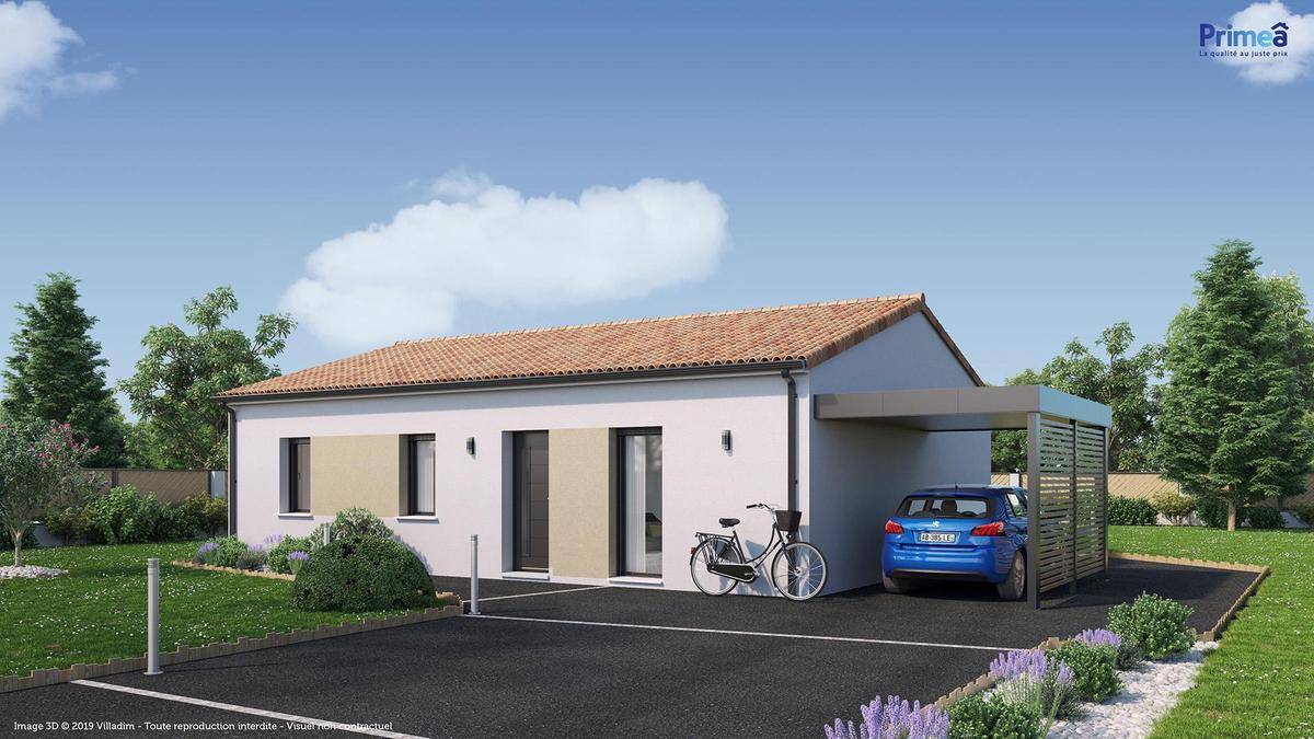 Programme terrain + maison à Cartelègue en Gironde (33) de 2000 m² à vendre au prix de 143352€ - 2