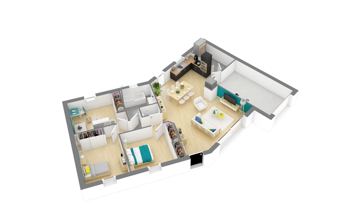 Programme terrain + maison à VILLEMOISAN en Maine-et-Loire (49) de 350 m² à vendre au prix de 188864€ - 3
