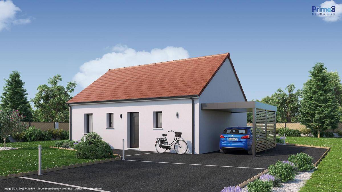 Programme terrain + maison à Saint-Gondon en Loiret (45) de 1200 m² à vendre au prix de 147007€ - 2