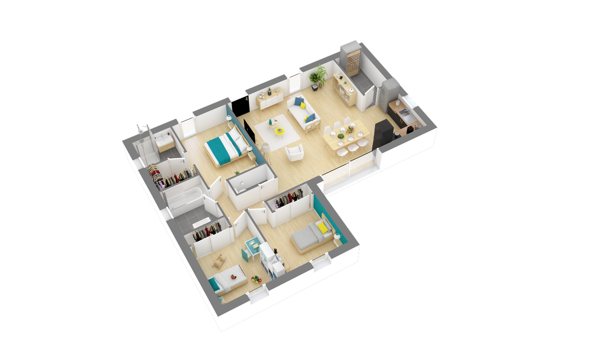 Programme terrain + maison à Saran en Loiret (45) de 435 m² à vendre au prix de 237747€ - 3