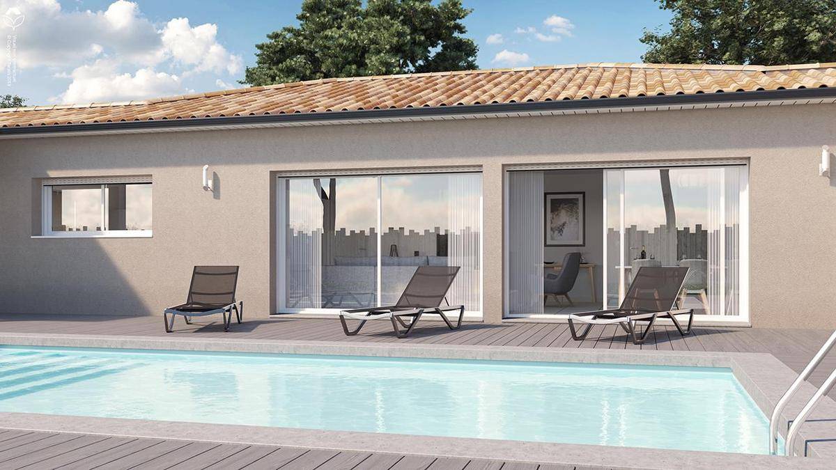 Programme terrain + maison à Cabanac-et-Villagrains en Gironde (33) de 625 m² à vendre au prix de 340738€ - 4