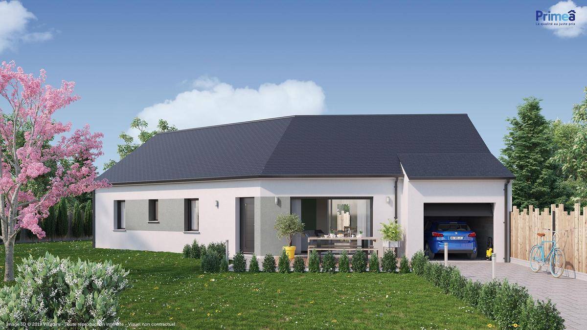 Programme terrain + maison à Corquilleroy en Loiret (45) de 1082 m² à vendre au prix de 186156€ - 2