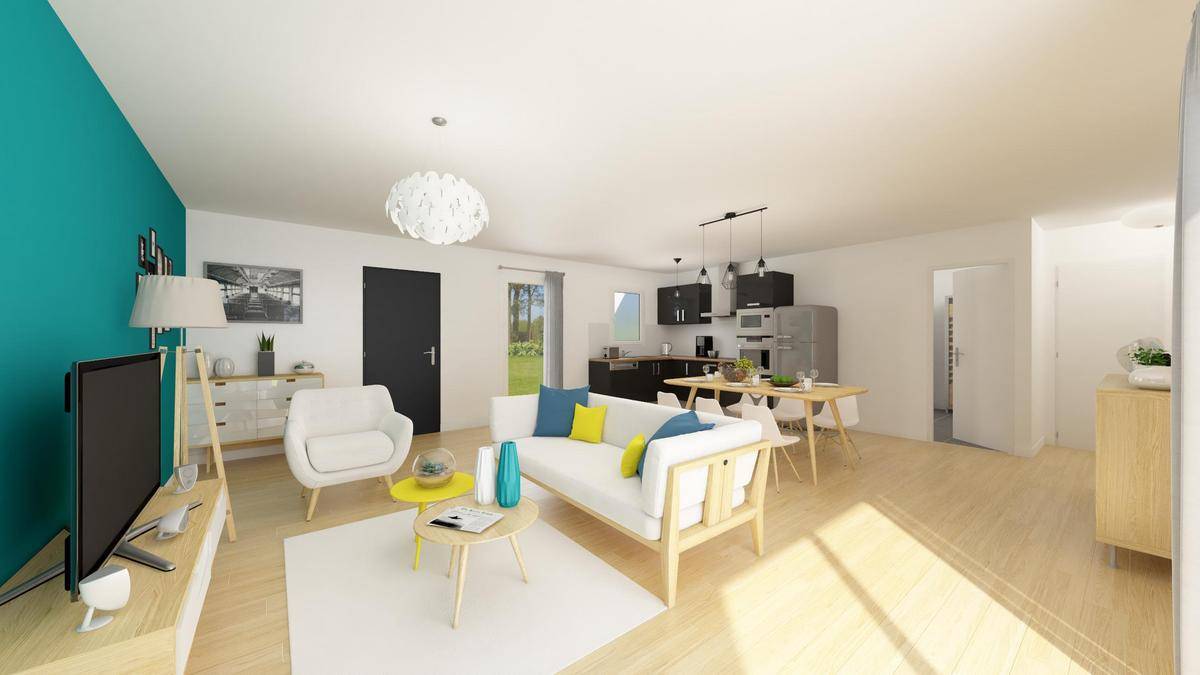 Programme terrain + maison à Le Sourn en Morbihan (56) de 703 m² à vendre au prix de 203657€ - 3