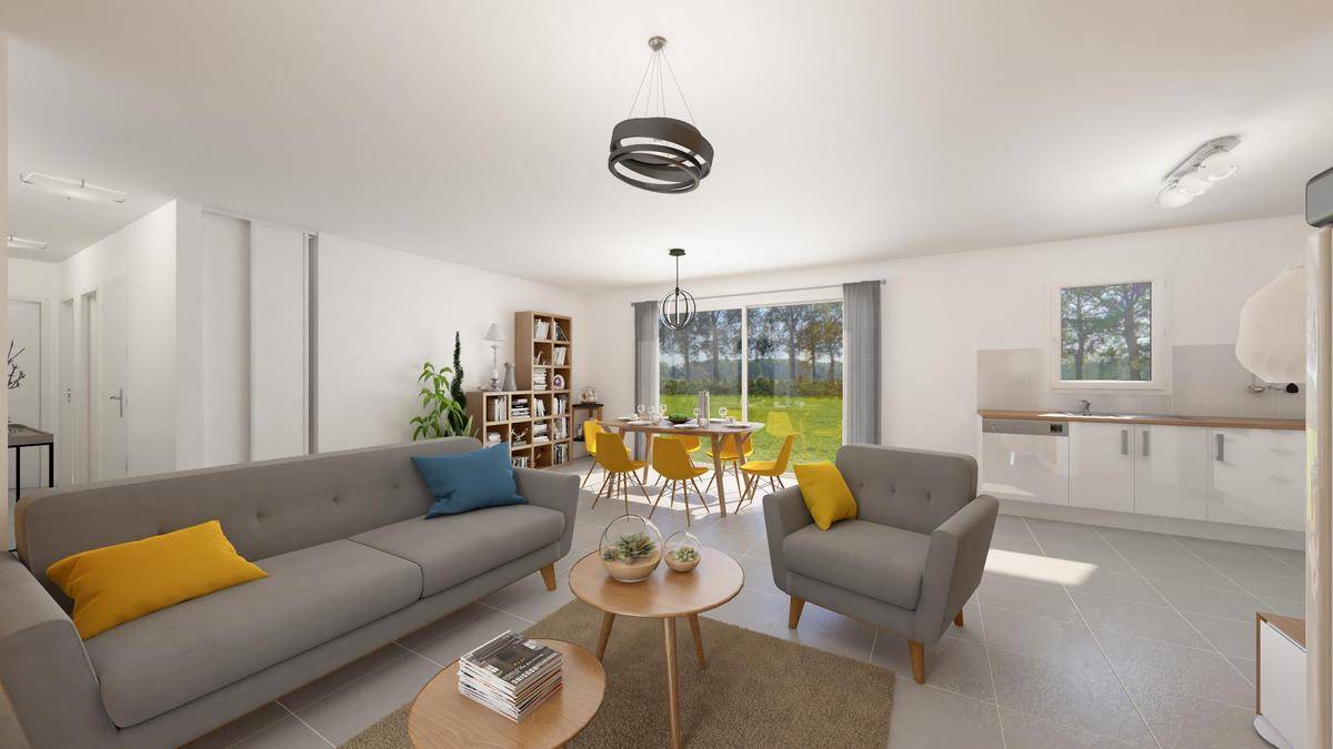 Programme terrain + maison à Guégon en Morbihan (56) de 1700 m² à vendre au prix de 169169€ - 4