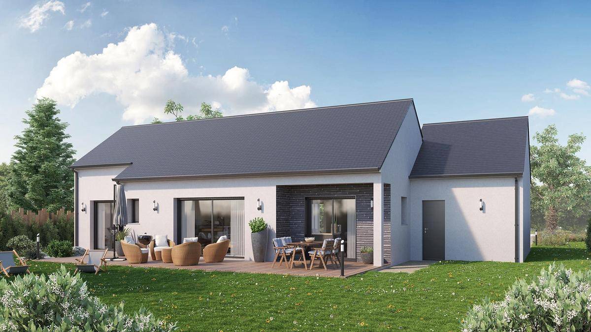 Programme terrain + maison à Civray-de-Touraine en Indre-et-Loire (37) de 1200 m² à vendre au prix de 320978€ - 2