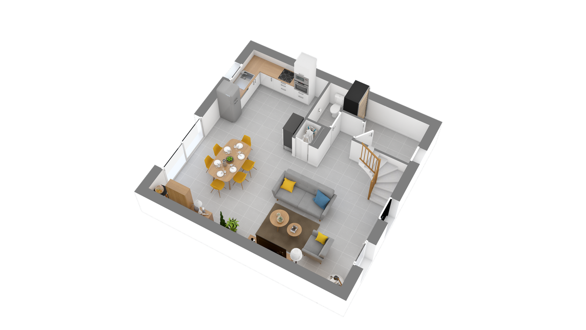 Programme terrain + maison à Gamarde-les-Bains en Landes (40) de 663 m² à vendre au prix de 199432€ - 3