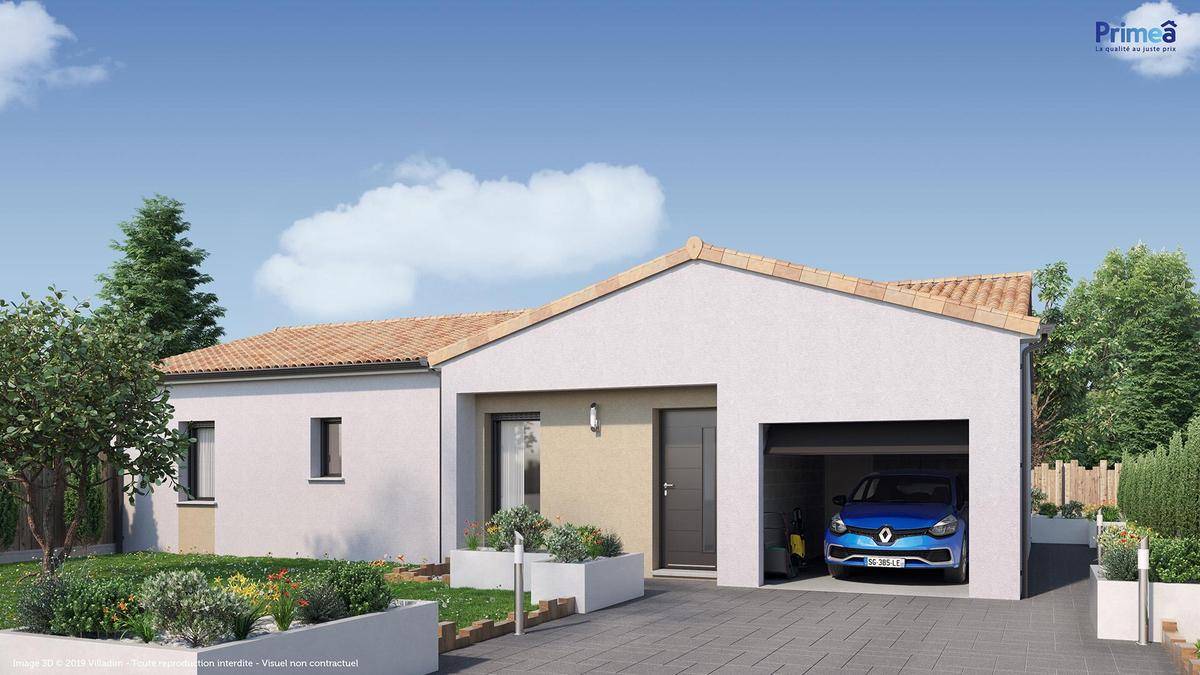 Programme terrain + maison à Saint-Viaud en Loire-Atlantique (44) de 400 m² à vendre au prix de 207843€ - 1