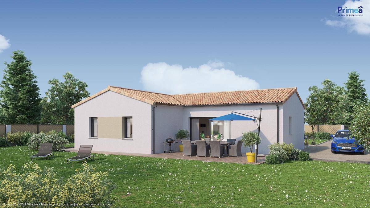 Programme terrain + maison à Saint-Viaud en Loire-Atlantique (44) de 400 m² à vendre au prix de 201322€ - 1