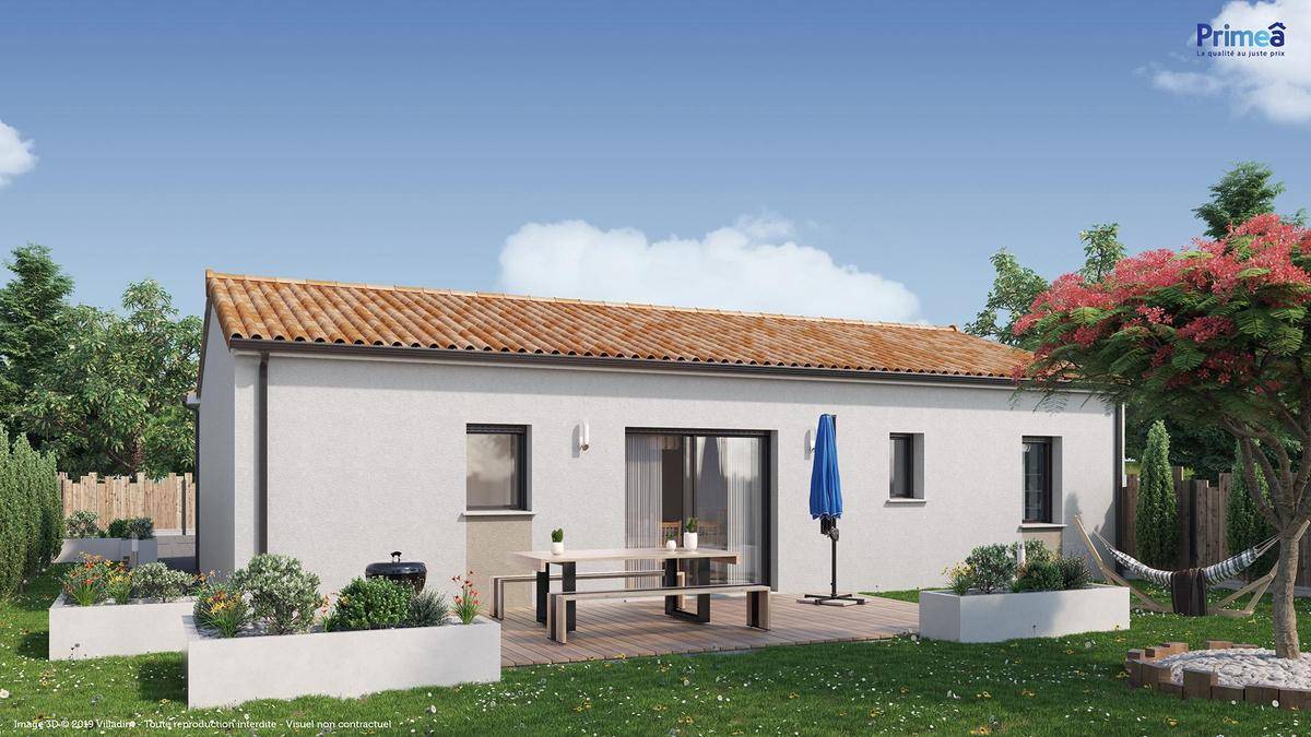 Programme terrain + maison à Louchats en Gironde (33) de 850 m² à vendre au prix de 209885€ - 2