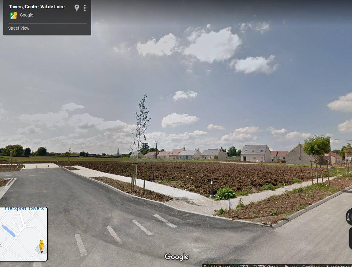 Terrain seul à Tavers en Loiret (45) de 517 m² à vendre au prix de 59000€