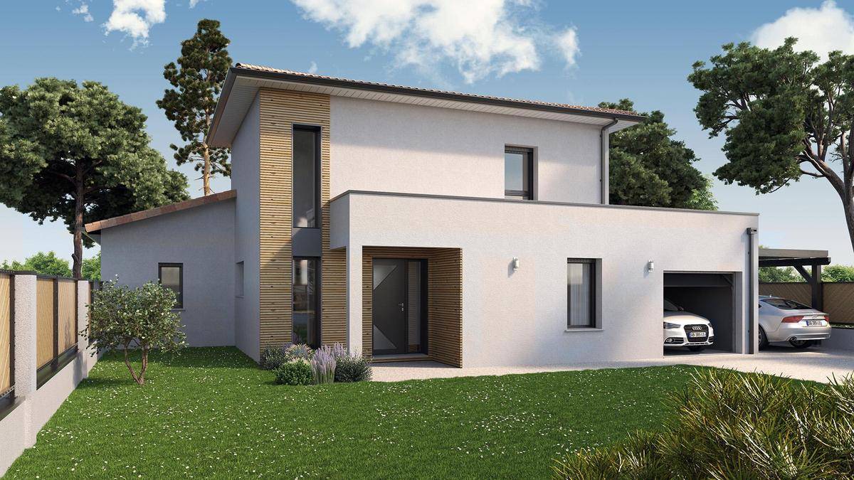 Programme terrain + maison à Ludon-Médoc en Gironde (33) de 626 m² à vendre au prix de 458971€ - 2