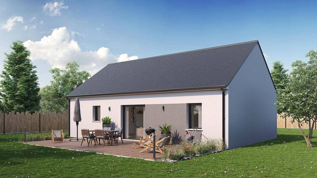 Programme terrain + maison à Rivarennes en Indre-et-Loire (37) de 512 m² à vendre au prix de 185746€ - 1