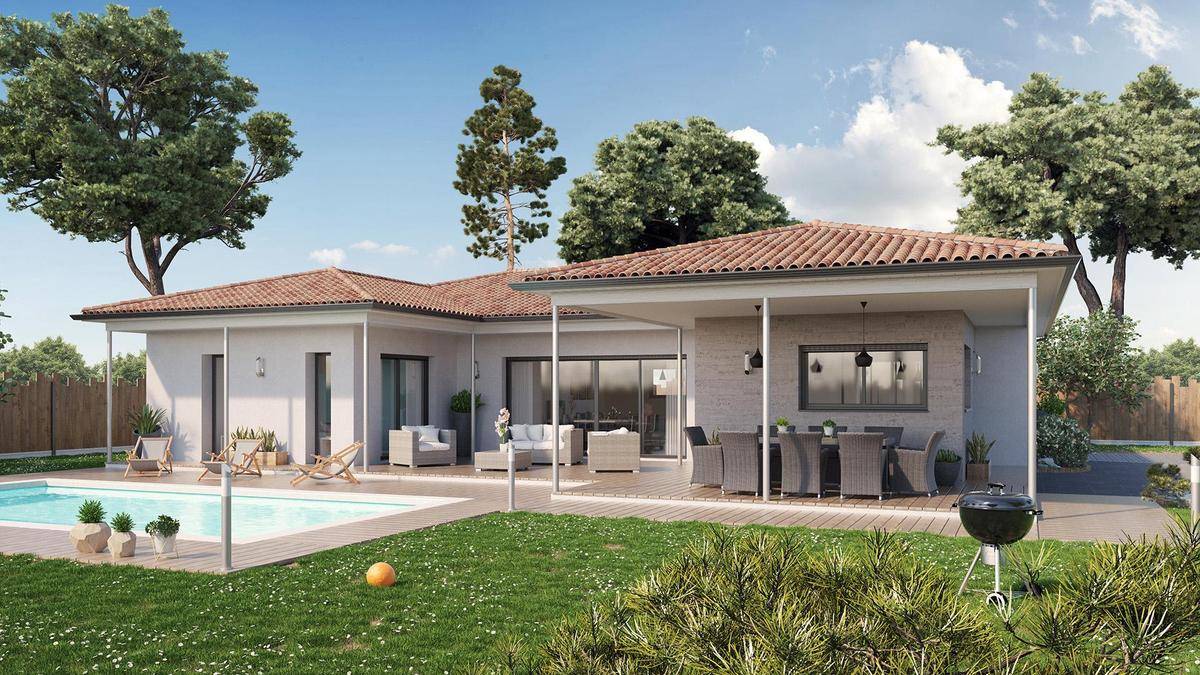 Programme terrain + maison à Saint-Seurin-de-Cursac en Gironde (33) de 425 m² à vendre au prix de 370105€ - 1