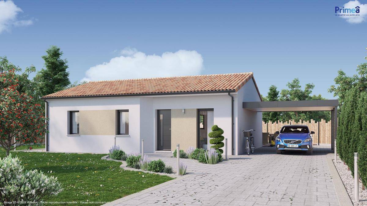 Programme terrain + maison à Bazas en Gironde (33) de 1400 m² à vendre au prix de 200497€ - 1