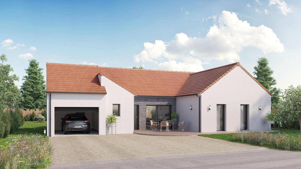 Programme terrain + maison à Guilly en Loiret (45) de 1200 m² à vendre au prix de 257978€ - 1